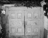 Armoire de sacristie 1, église paroissiale Sainte-Édiltrude (Tréflez)