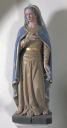 Statue sur culot : Sainte Reine ou Sainte Rose de Viterbe
