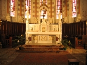 Ensemble de stalles dans l'église paroissiale Saint-Symphorien (rond-point du choeur)