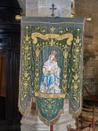 Bannière de Notre-Dame de Ty Mamm Doué et de la Pentecôte, chapelle Ty Mamm Doué (Quimper)