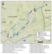 Les moulins du cours d’eau La Cantache