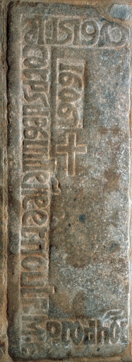 Dalle funéraire de Guillemette et Raoult Prodhomme