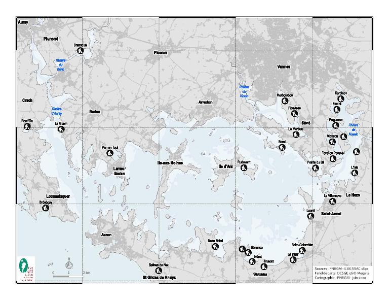 Les marais salants (Parc naturel régional du Golfe du Morbihan)
