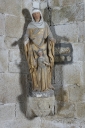 Groupe sculpté sur socle : Sainte Anne et la Vierge