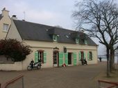 Maison du passage, puis chantier de construction navale, puis café du Corlazo, Ile de Conleau (Vannes)