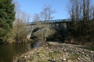 Pont sur l'Aulne, Coscoat (Locmaria-Berrien fusionnée en Poullaouen en 2019)