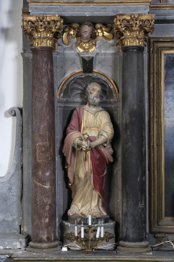 Statue du maître-autel : saint Pierre