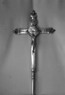 Croix de procession, église paroissiale Saint-Guérec (Cléguérec)