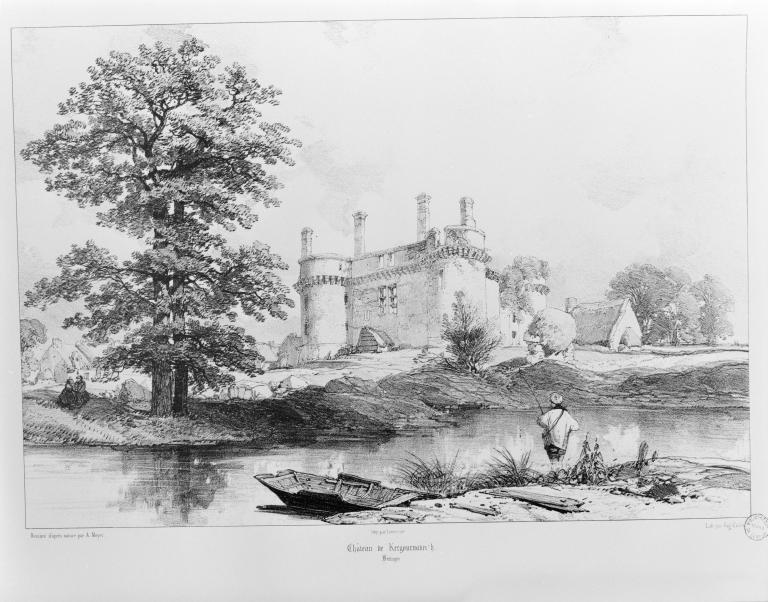 Château de Kergournadec’h et son enceinte défensive (Cléder)