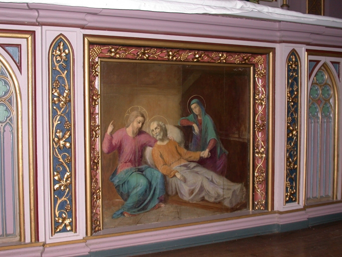 Devant d'autel : Mort de saint Joseph