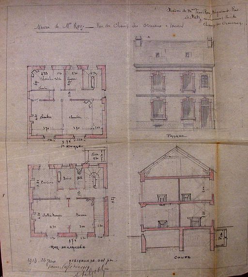 Maisons et entrepôt commercial dit Kerlosquet, 68, 66, 64 rue de Metz (Vannes)