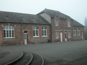 L'école et la mairie de la commune de Pont-Péan
