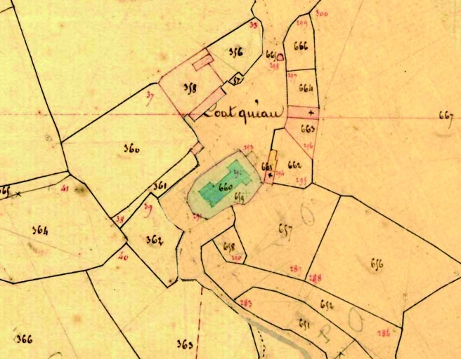 Hameau, Coat Quéau (Scrignac)