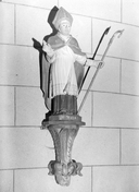 Statue (demi-nature) : saint Malo (Locmalo)