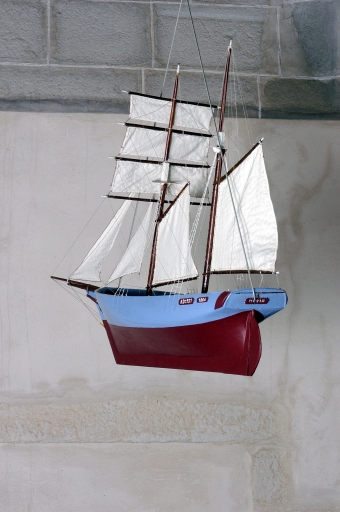 Maquette ex-voto de goëlette, dite MARIA