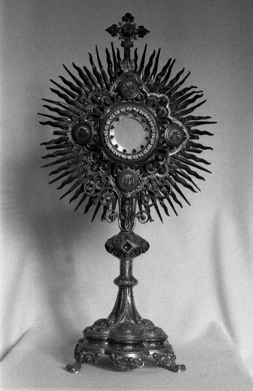 Ostensoir, église paroissiale Sainte-Édiltrude (Tréflez)