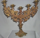 Paire 2 de chandeliers d'église