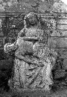 Groupe sculpté : Vierge de pitié (Pluherlin)