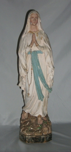 Statuette : Vierge, dite Notre-Dame de Lourdes