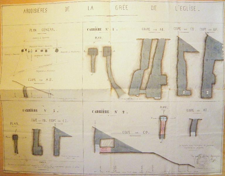 Plan datant de 1857