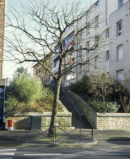 Escalier indépendant, rue d'Echange (Rennes)