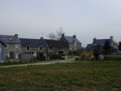 Alignement de maisons, la Peyronnais (Pleurtuit)