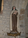 Statue sur socle : Sainte Thérèse de l'Enfant Jésus
