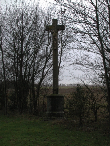Croix monumentale, près de la Fosse Levrette (Etrelles)