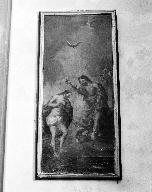 Tableau : Baptême du Christ, église paroissiale Sainte-Édiltrude (Tréflez)