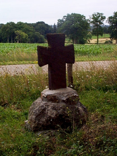 Croix de chemin, la Riclardais (Maure-de-Bretagne fusionnée en Val d'Anast en 2017)