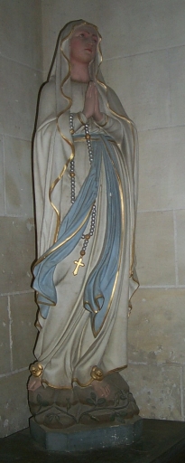 Statue : Vierge, dite Notre-Dame de Lourdes