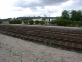 Scierie et usine de fibre de bois dites Société Houée et fils, puis Société Armoricaine des Emballages Légers, actuellement Société Nouvelle des Etablissements Houée, 23 rue de la Gare (Landébia)