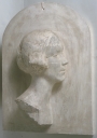 Haut-relief : Portrait de femme