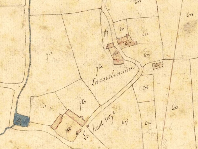 Manoir détruit, puis ferme, actuellement maison, le Haut Noyer (Chasné-sur-Illet)