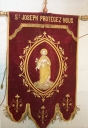 Bannière de procession : saint Joseph