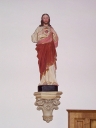 Statue : Sacré Coeur ; culot, Ropenard (Maure-de-Bretagne fusionnée en Val d'Anast en 2017)
