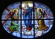 Verrière à personnages de la baie 0 : Assomption