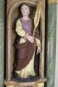 Statue : Sainte Catherine d'Alexandrie, église paroissiale Saint-Médard (Châteaugiron)