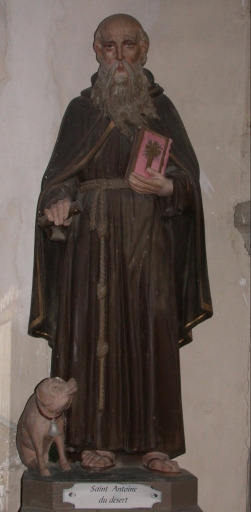 Statue : Saint Antoine ermite