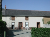 Alignement de maisons, la Fontaine (Pleumeleuc)