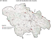 Les moulins de la commune de Berrien