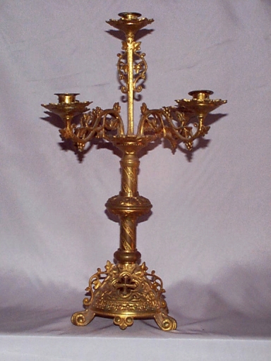 Ensemble 7 de 2 chandeliers d'autel