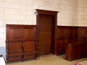 Stalles (12) ; lambris de demi-revêtement