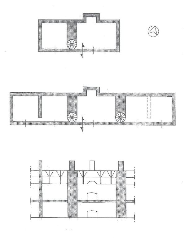Hypothèse de restitution du manoir au 15e siècle
