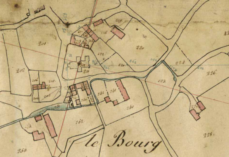 Le centre-bourg du Rheu