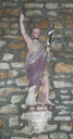 Statue sur socle : saint Jean-Baptiste