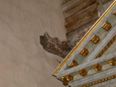 Décor de charpente : entraits, sablières (Saint-Aubin-du-Pavail fusionnée en Châteaugiron en 2017)