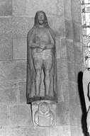 Statue (d'applique, petite nature) : Ecce Homo, église Paroissiale Notre-Dame (Kergrist-Moëlou)