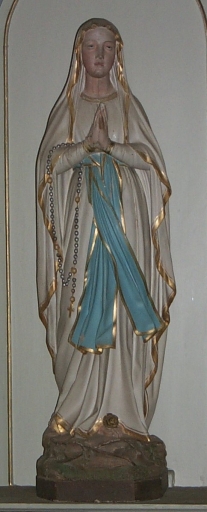 Statue : Vierge, dite Notre-Dame de Lourdes (Guipry fusionnée en Guipry-Messac en 2016)