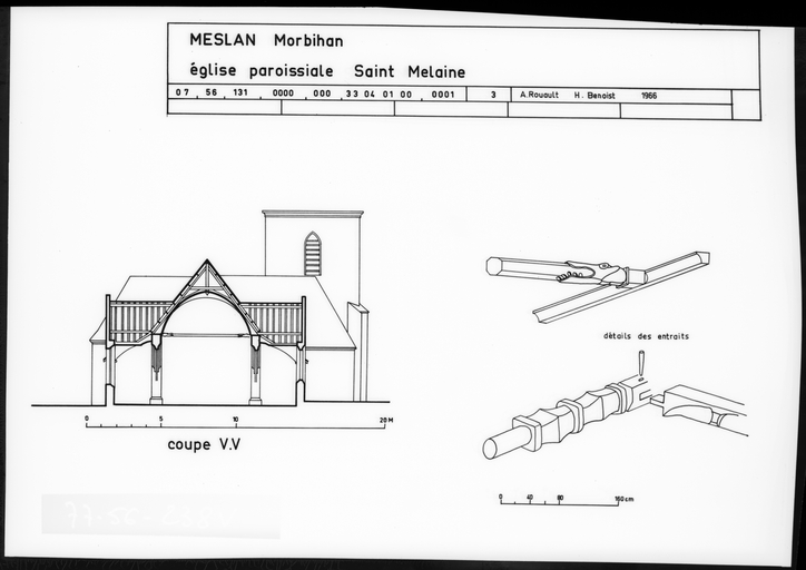 Eglise paroissiale Saint-Mélaine (Meslan)